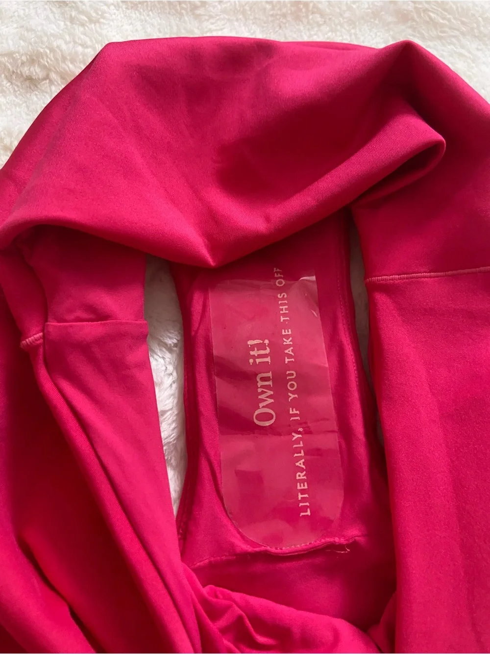 New! Left On Friday Pink High Waisted Bikini Set XL Top / L Bottom 34094
